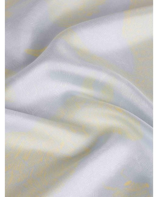 Jacquemus Blue Fular Seda Estampado By