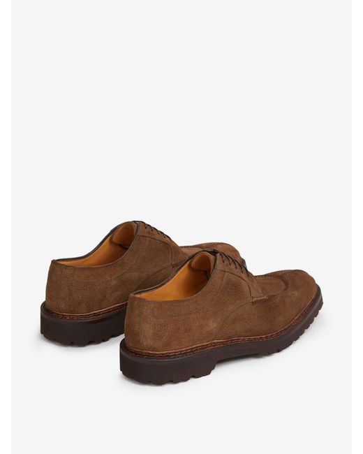 Scarpe Derby Stringate di Bontoni in Brown da Uomo