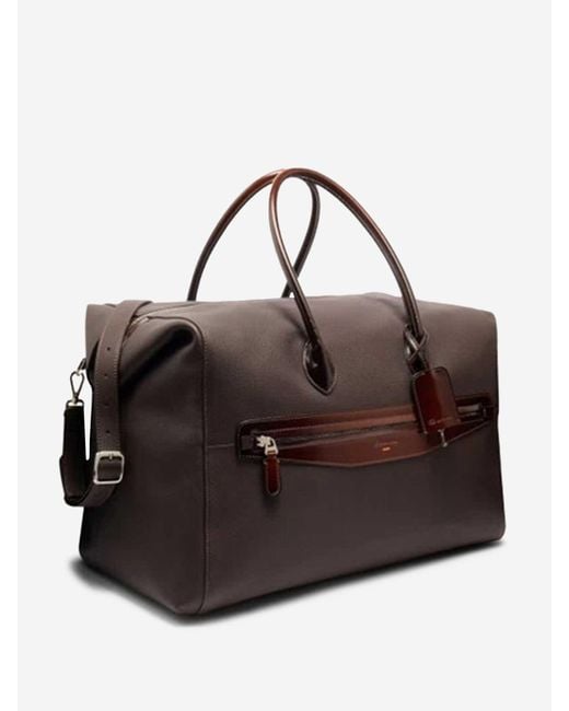 Borsa Da Viaggio di Santoni in Brown da Uomo
