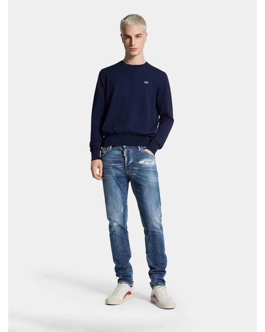 DSquared² Blue Skater Jeans for men