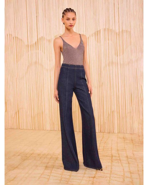 Ulla Johnson Blue Flared Jeans