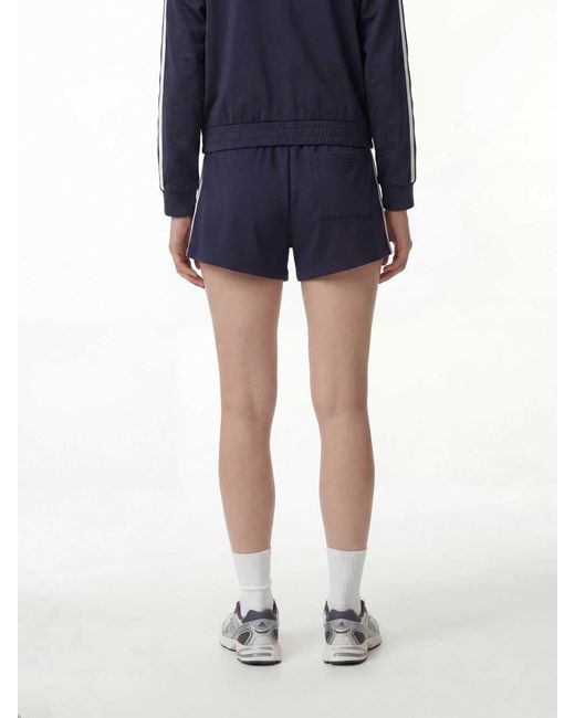 Sporty & Rich Blue Logo Sports Shorts