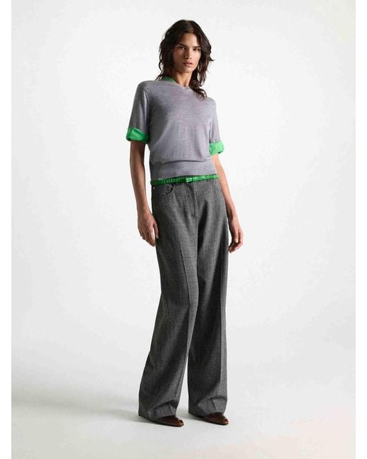 Dorothee Schumacher Blue Wool Knit Sweater