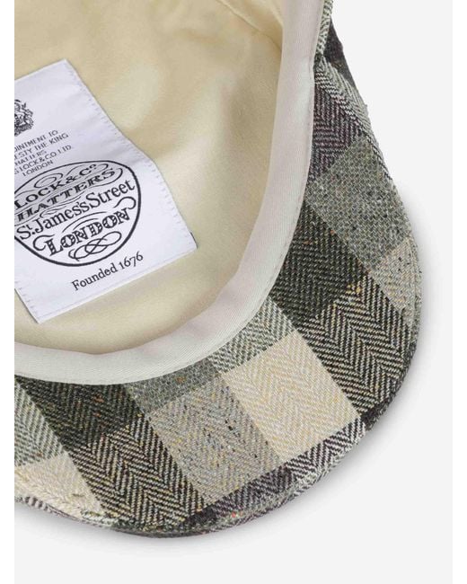 Lock & Hatters Gray Grosvenor Cap for men