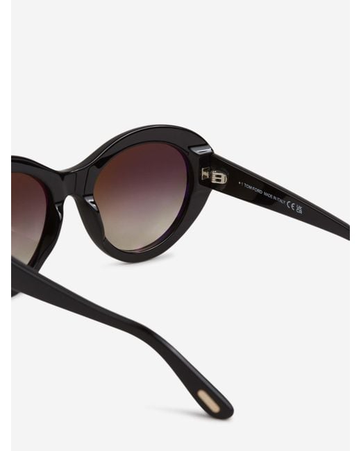 Tom Ford Gray Elodie Sunglasses