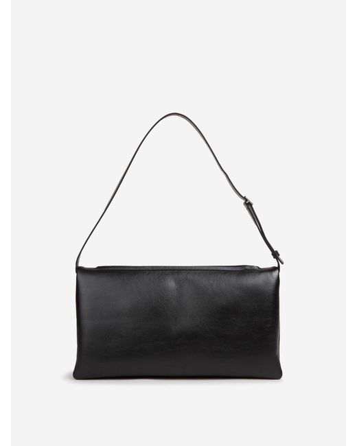 Courreges Black Cuff Leather Bag