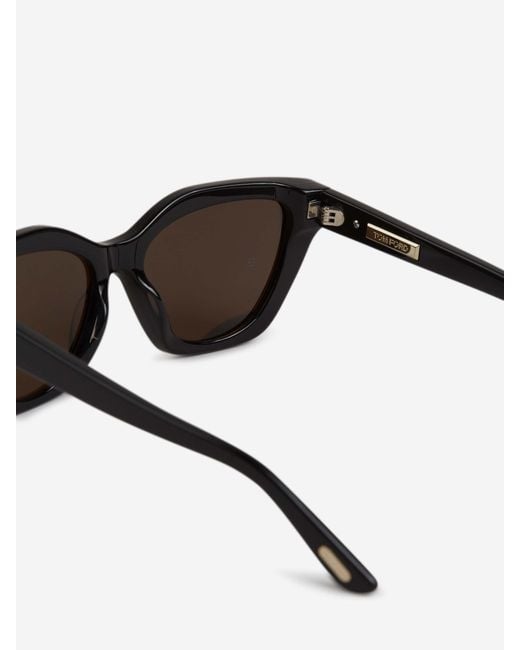 Tom Ford Gray Cut-Eye Sunglasses
