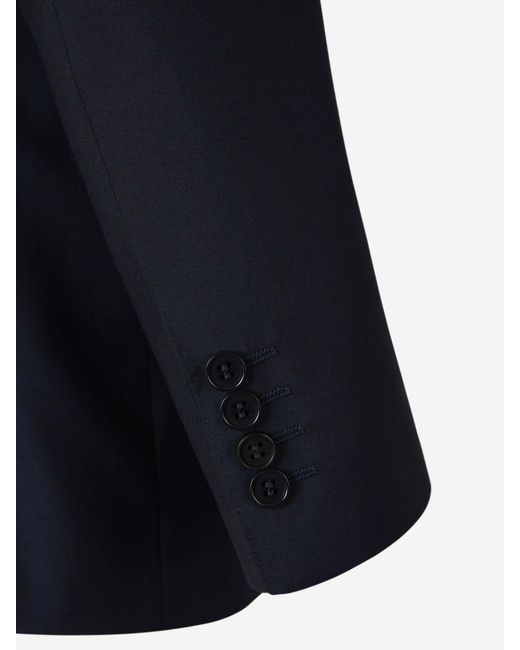 Canali Anzug Aus Wolle in Blue für Herren