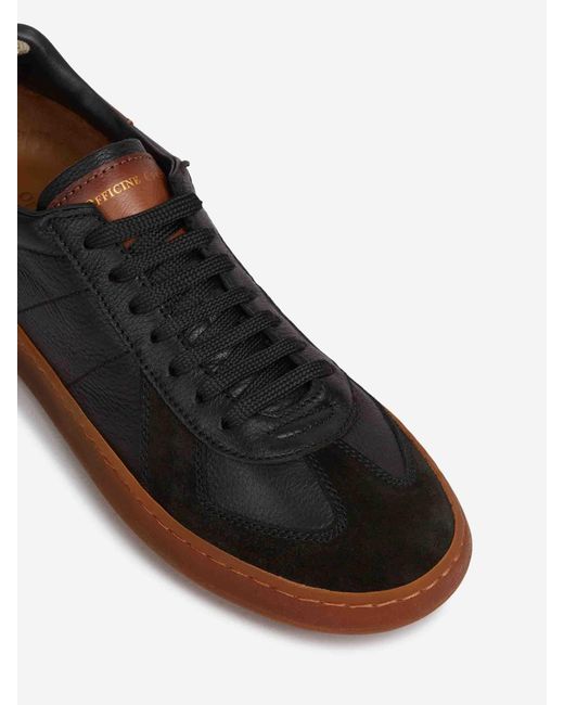 Officine Creative White Leather Sports Shoes for men