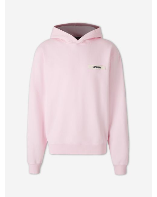 Jacquemus Pink Crew Neck Sweatshirt for men