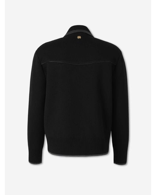 Amiri Black Leather Trim Jacket for men