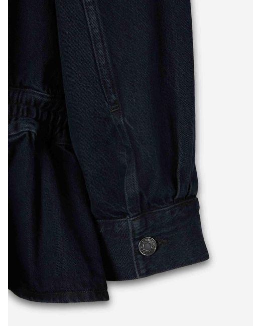 Agolde Blue Rubik Denim Jacket