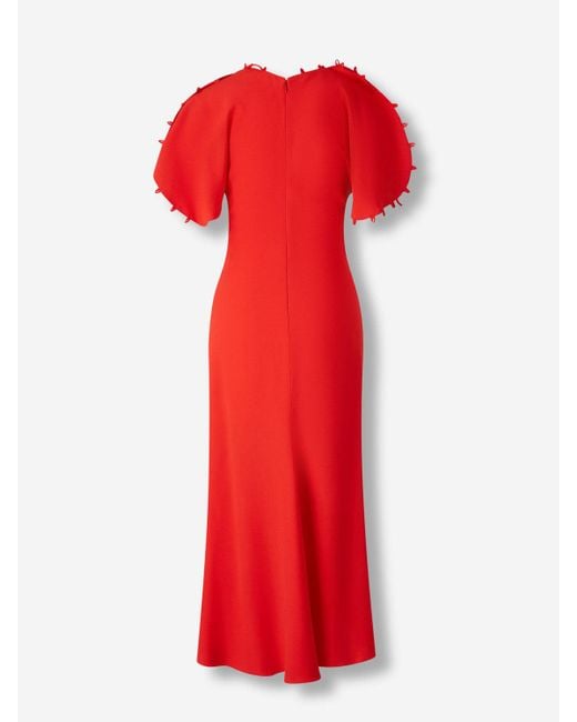 Victoria Beckham Red Dress