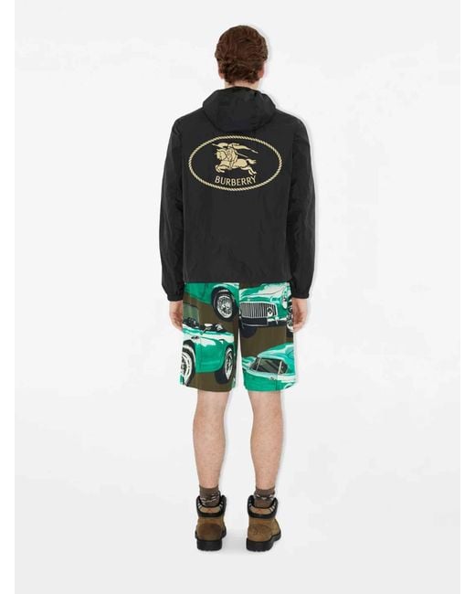 Chaqueta Técnica Estampado Burberry de hombre de color Black