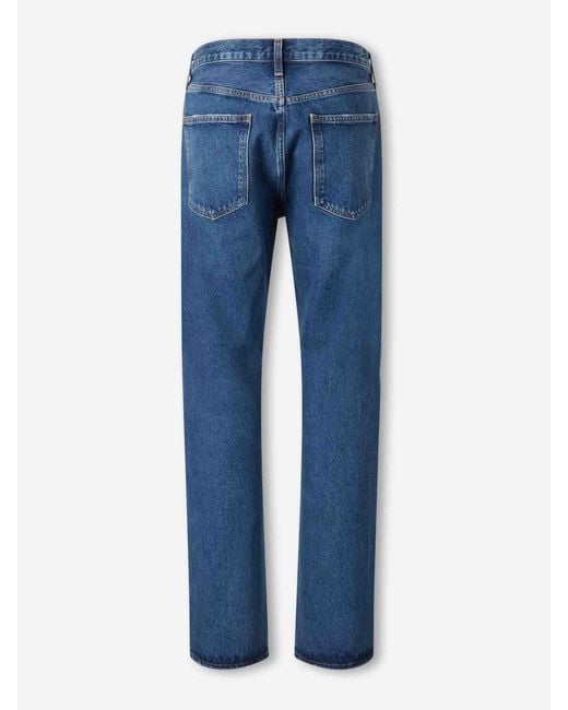 Jeans Rectos 90's Agolde de hombre de color Blue