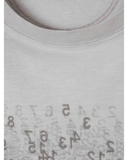Maison Margiela Gray Crew Neck T-Shirt