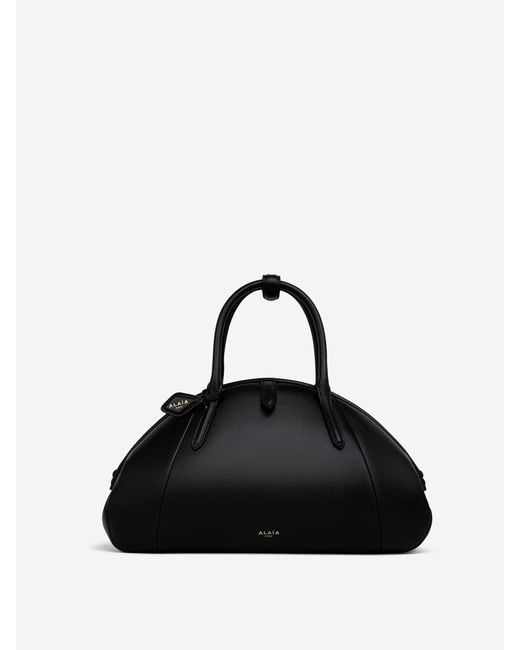 Alaïa Black Medium Leather Handbag