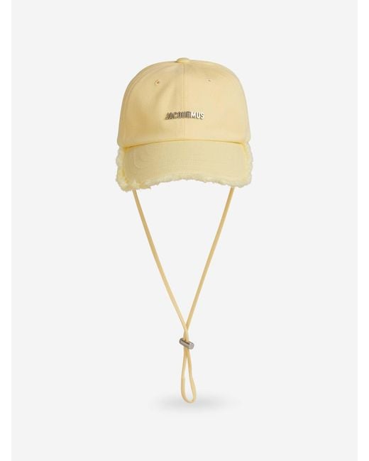 Jacquemus White Artichaut Baseballkappe