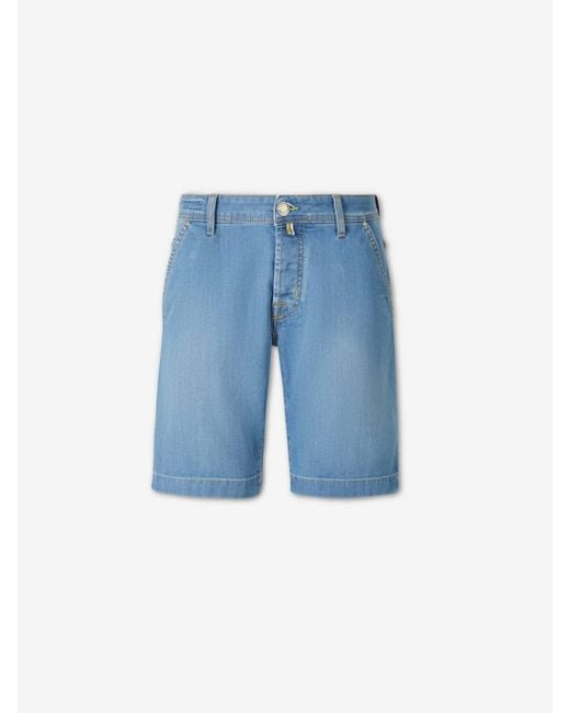 Jacob Cohen Blue Casual Denim Shorts for men