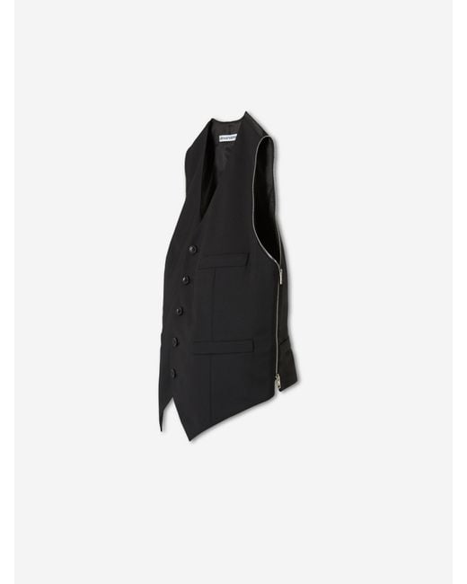 Chaleco Top Cremallera Alexander Wang de color Black