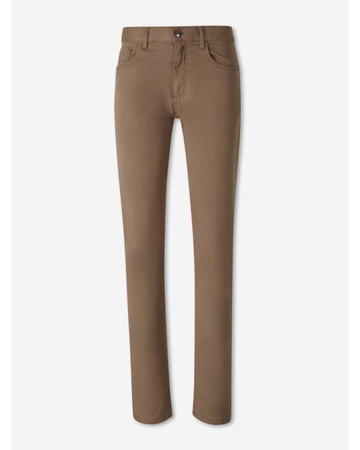 Canali Natural Classic Straight Leg Jeans for men