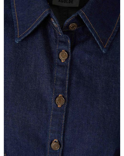 Camisa Devon Agolde de color Blue