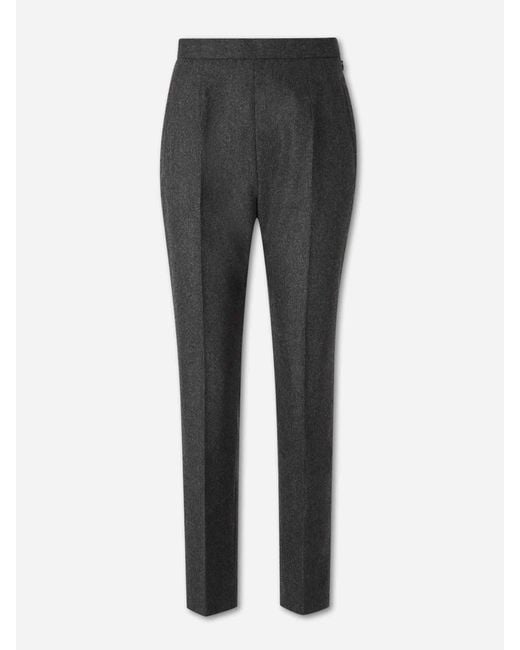 Jil Sander Gray Wool Chino Trousers