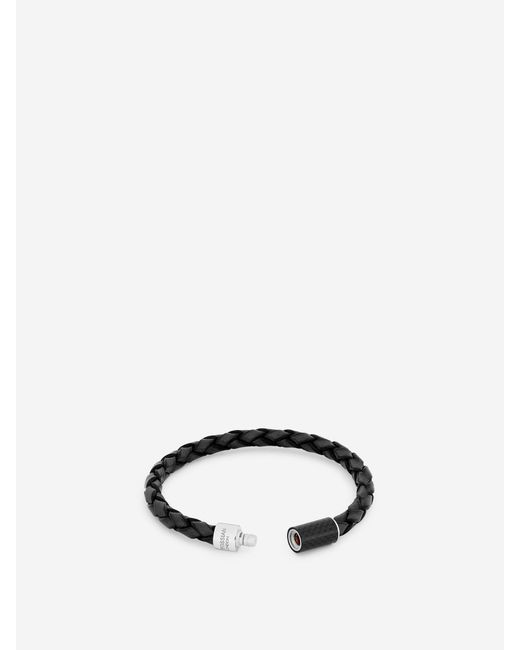 Tateossian Black Carbon Pop Bracelet for men