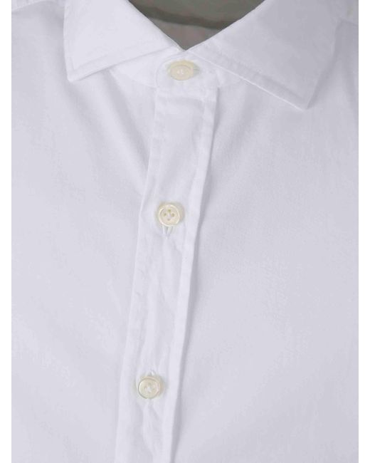 Camisa Lisa Algodón Santa Eulalia de hombre de color White