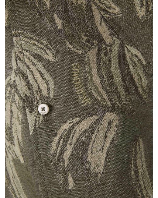 Jacquemus Hemd Mit Aloe-Print in Natural für Herren