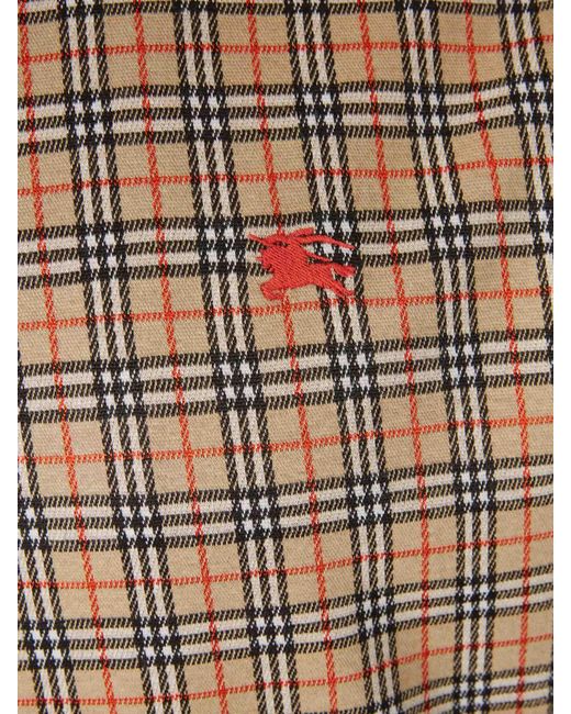 Burberry Natural Short-Sleeve Polo Shirt for men