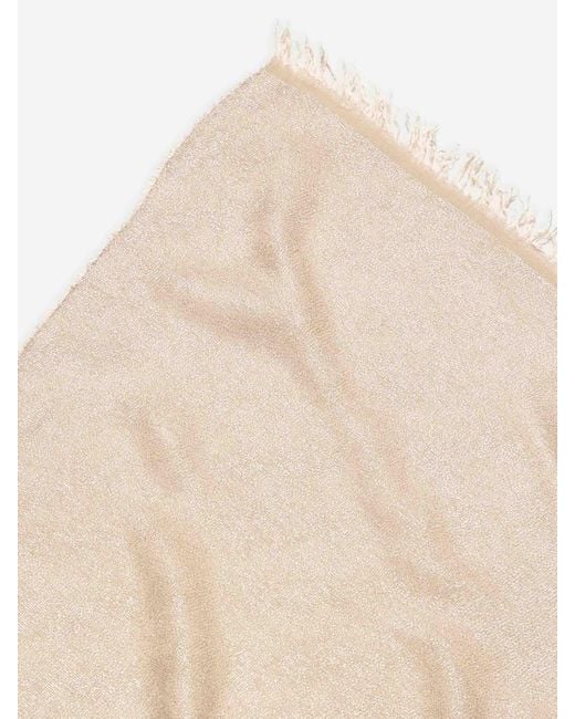 Peserico Natural Lurex Scarf