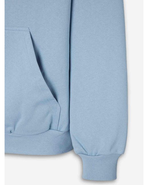 Balenciaga Blue Zip-Up Hoodie for men