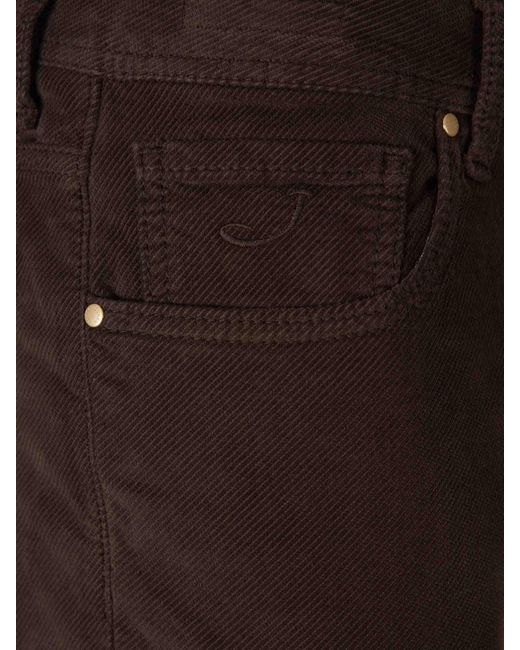 Jacob Cohen Brown Bard Straight Jeans for men