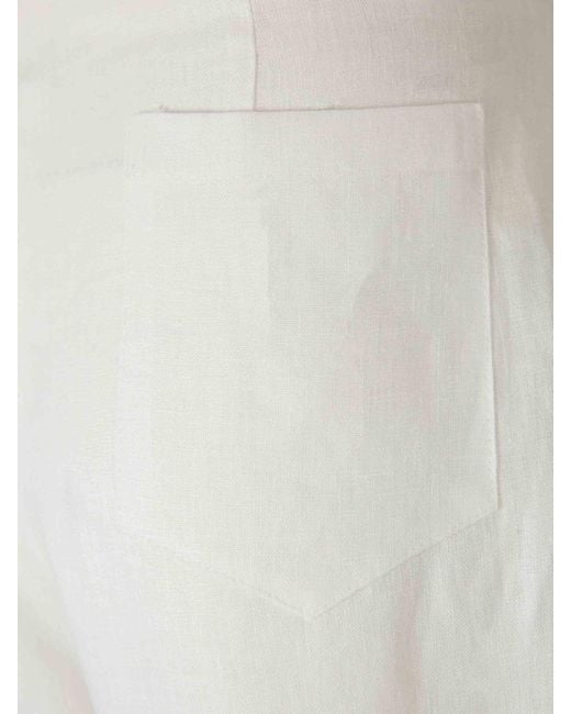 ANDRES OTALORA White Wide Pants El Sol