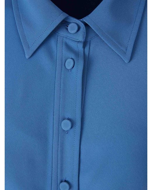 Veronica Beard Blue Loxley Shirt Dress