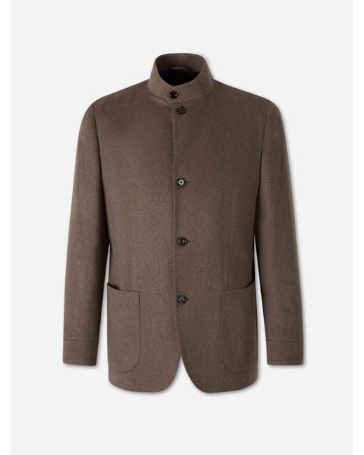 Lardini Brown Cashmere Jacket for men