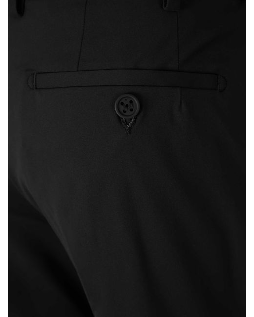 Berwich Black Morello Elax Trousers for men