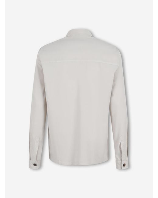 richard j. brown White Fred Overshirt for men