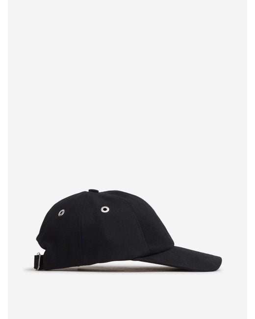 AMI Baumwoll-Logo-Kappe in Black für Herren