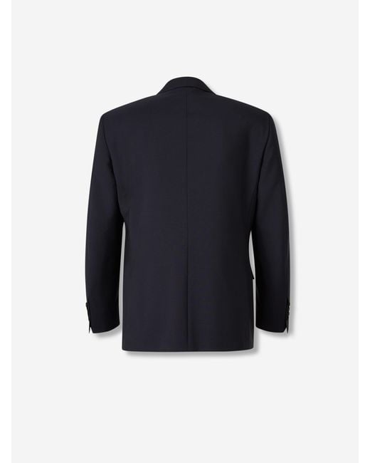 Abito Liscio Dritto di Canali in Blue da Uomo