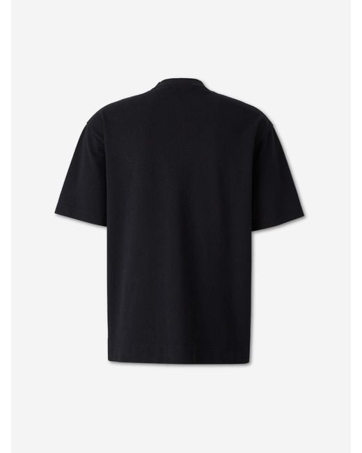 Acne Black Round Neck T-Shirt for men