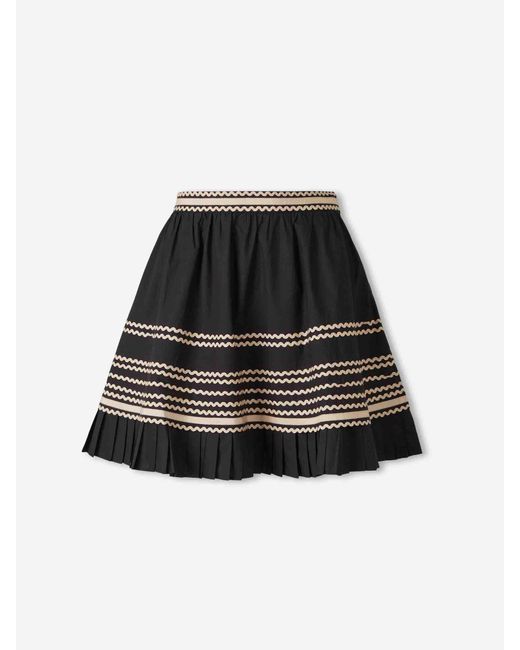 Ulla Johnson Black Adaleigh Mini Skirt