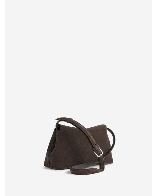 Totême White T-Lock Clutch Bag