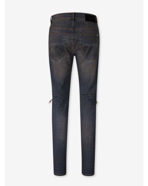 Amiri Blue Jeans Ultrasuede Mx1 for men