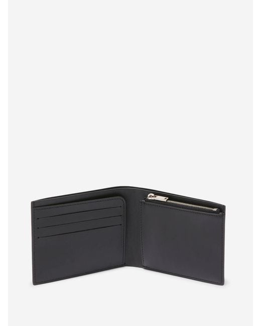 Jil Sander Black Calfskin Wallet for men