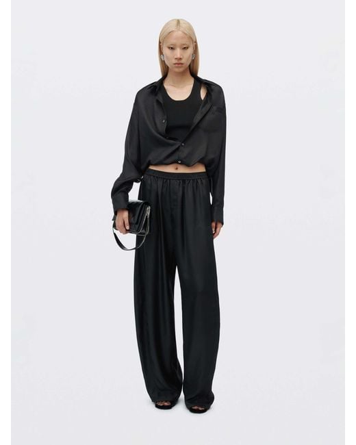 Alexander Wang Black Layered Top Shirt