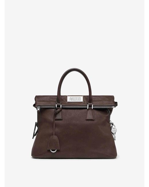 Maison Margiela Brown Loved To Death Medium 5Ac Bag for men