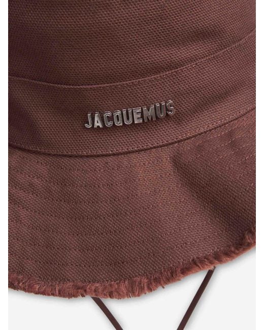Jacquemus Brown Le Bob Artichout Hat for men