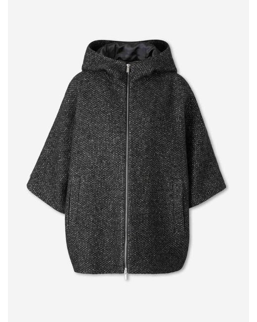 Peserico Black Shiny Casual Jacket
